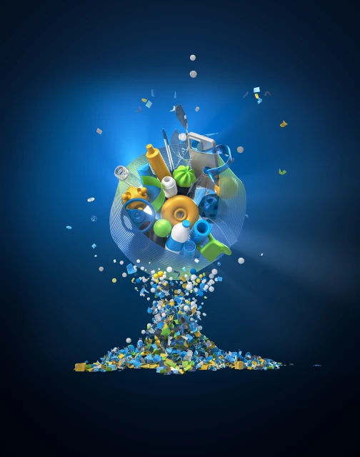 Illustration über Recycling